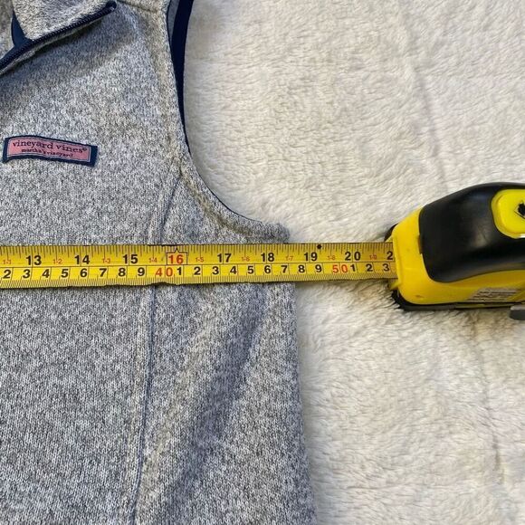 Vineyard Vines Womens Better Grey Sweater Zip Up Vest - Picture 6 of 6